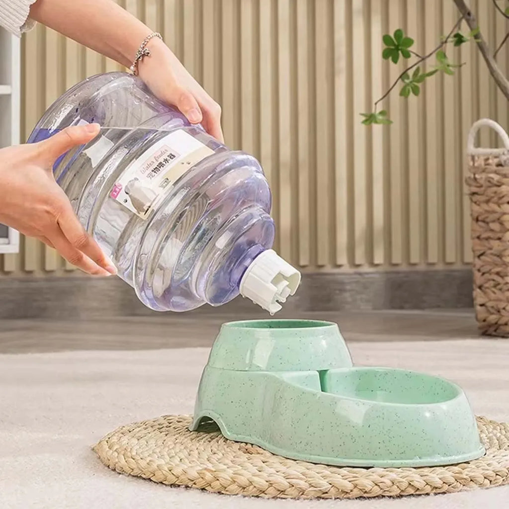 Automatic Pet Feeder & Water Dispenser — 3.8L