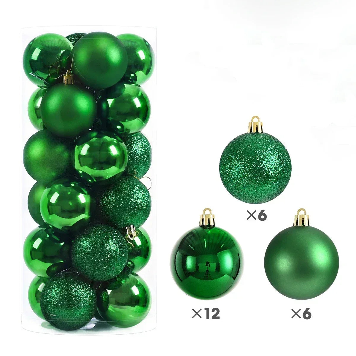 Christmas Ball Ornaments — 3/4/6cm