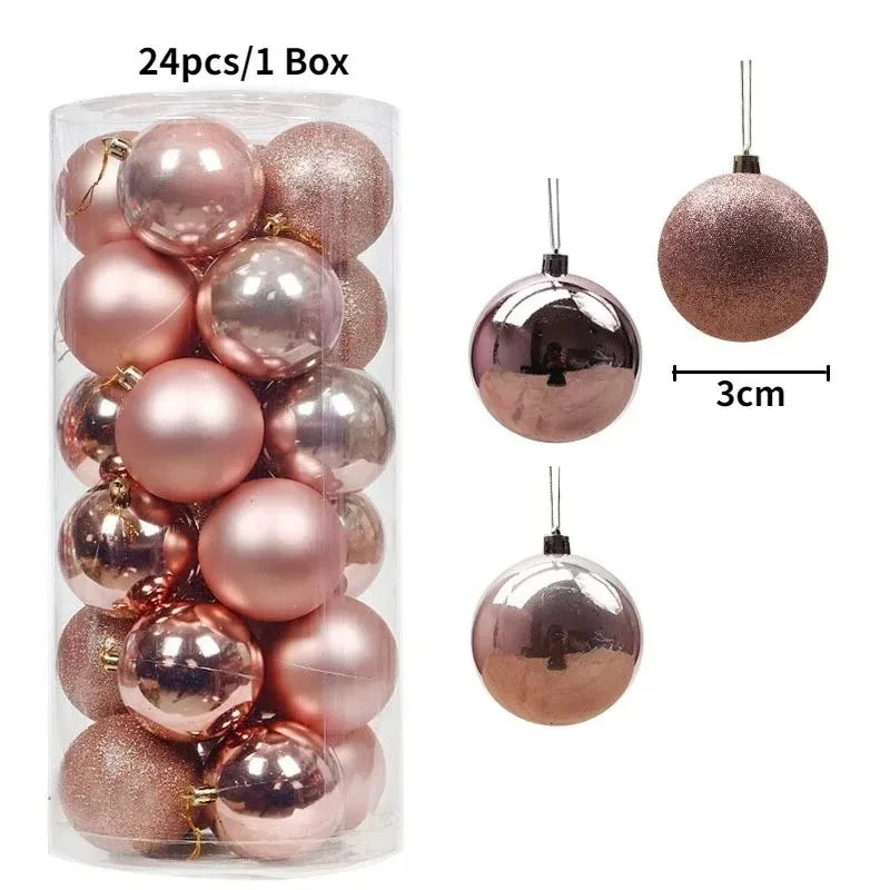 Christmas Ball Ornaments — 3cm