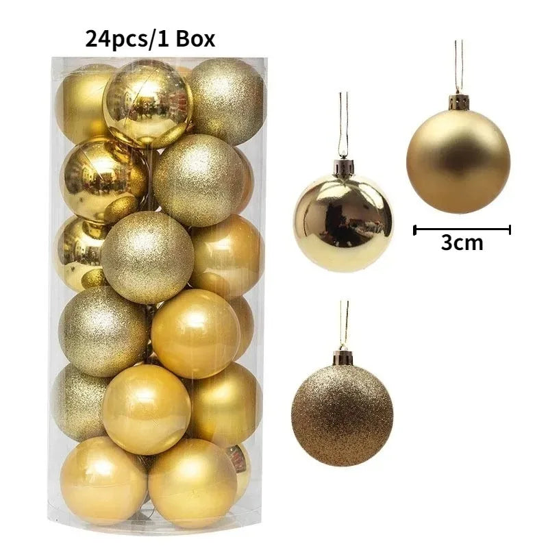 Christmas Ball Ornaments — 3cm
