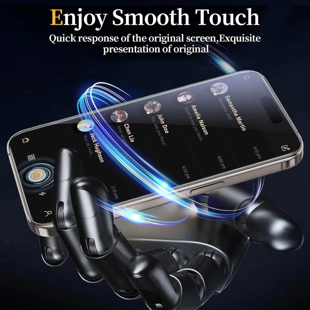 Full Screen Tempered Glass Protector for iPhone — 8K HDR