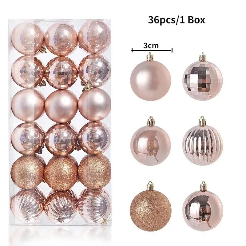 Christmas Ball Ornaments — 3cm