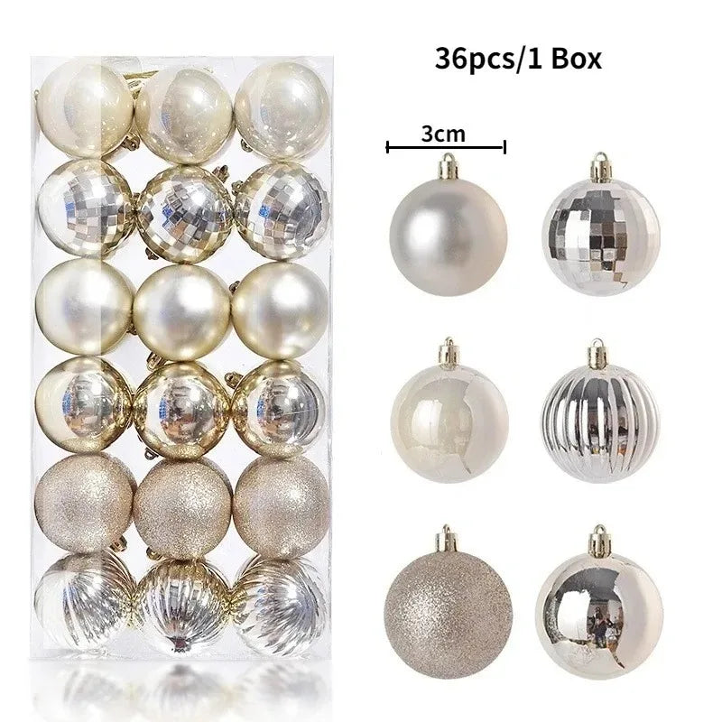 Christmas Ball Ornaments — 3cm