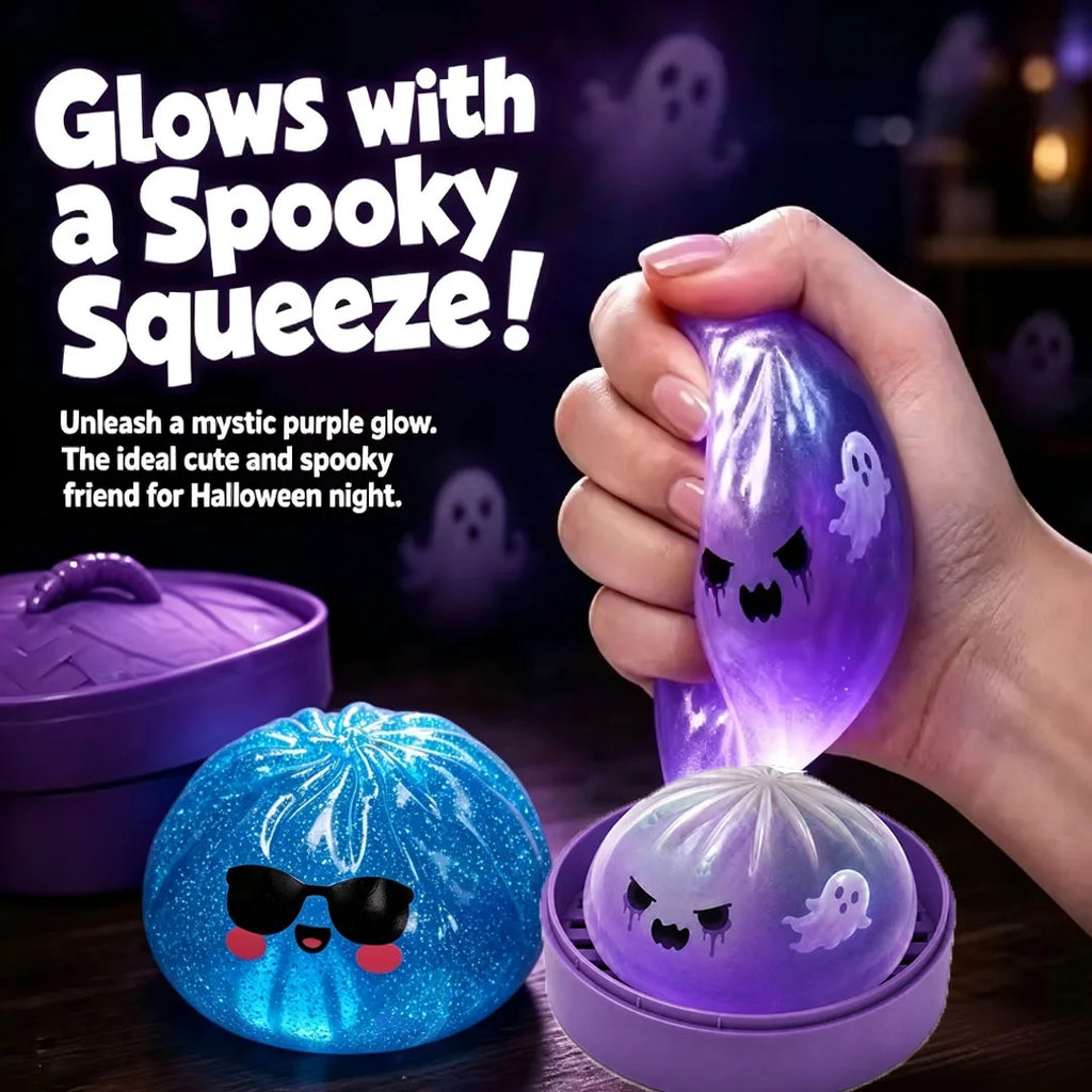 Glitter Halloween Ghost Dumpling Squishy