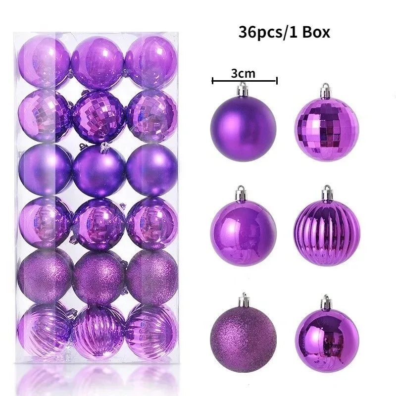 Christmas Ball Ornaments — 3cm