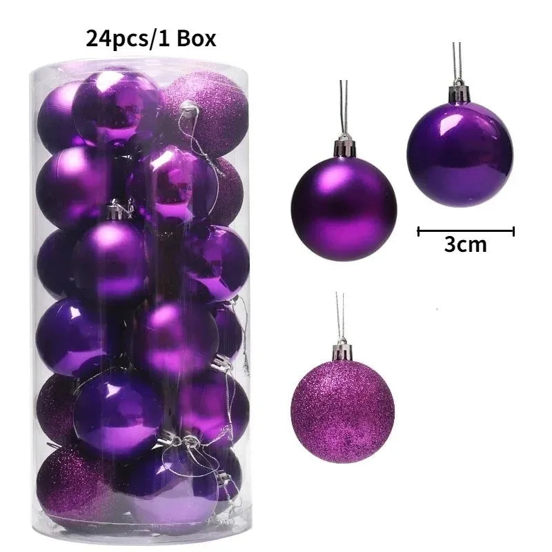 Christmas Ball Ornaments — 3cm