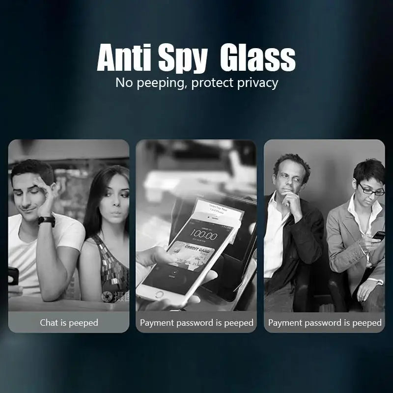 Anti-Spy Privacy Screen Protector for iPhone — 4K HDR