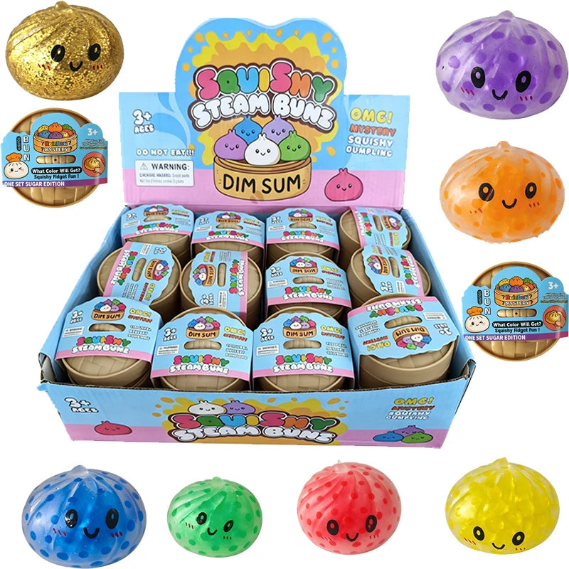 Glitter Dumpling Squishy Toy