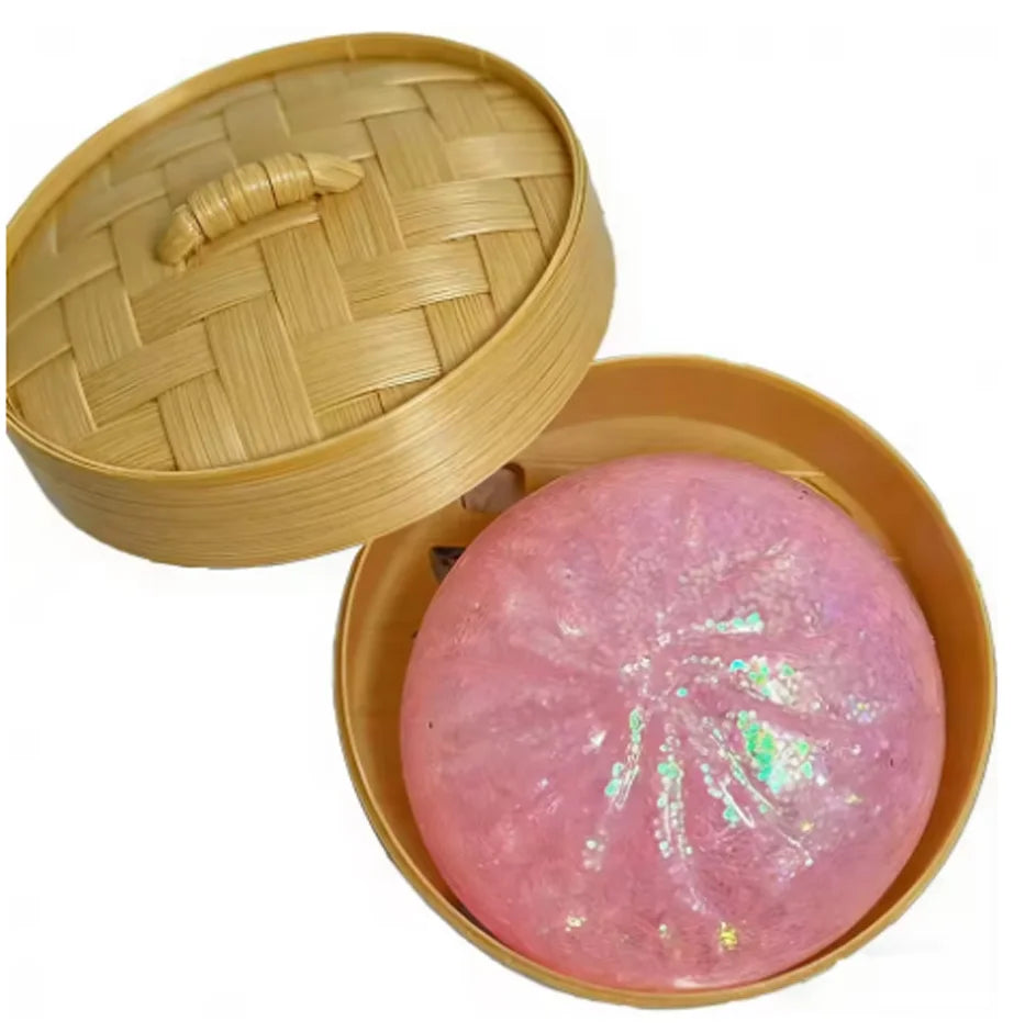 Glitter Dumpling Squishy Toy — Steam Bun Style