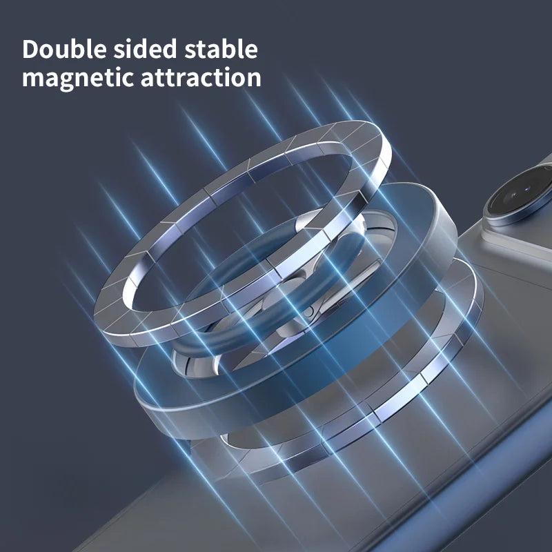 Magnetic Finger Ring Phone Holder — Folding