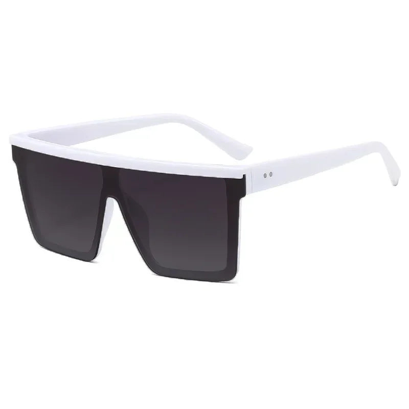 Retro Oversized Square Sunglasses — UV400 Protection