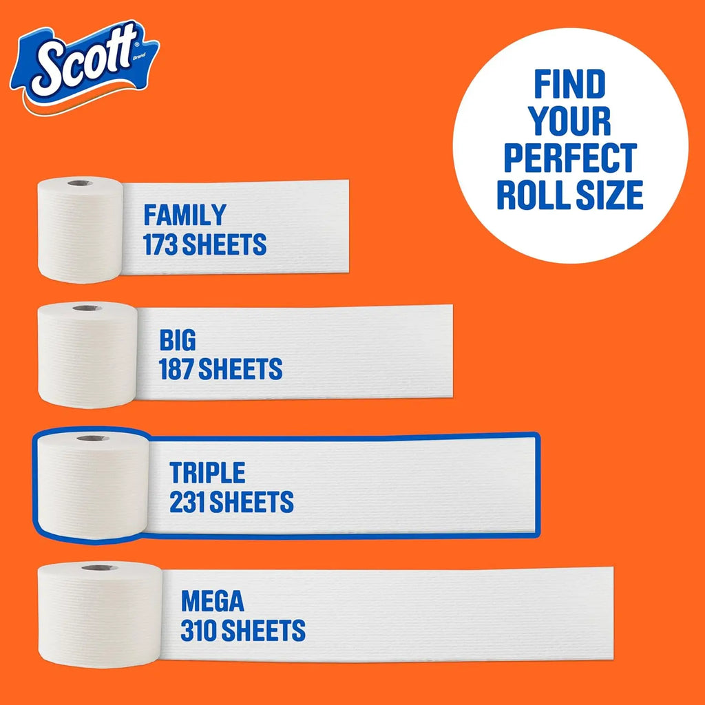 Scott Comfort Plus Toilet Paper — 12 Triple Rolls