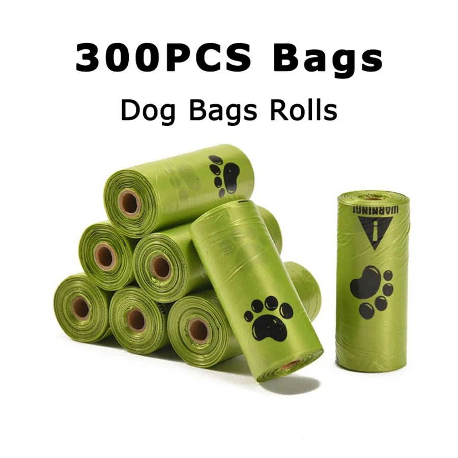Bulk Disposable Dog Poop Bags — 300 Count
