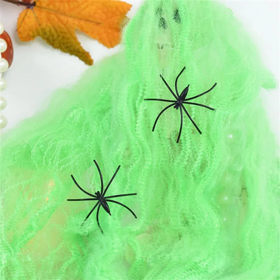 Stretchy Cobweb Halloween Decoration