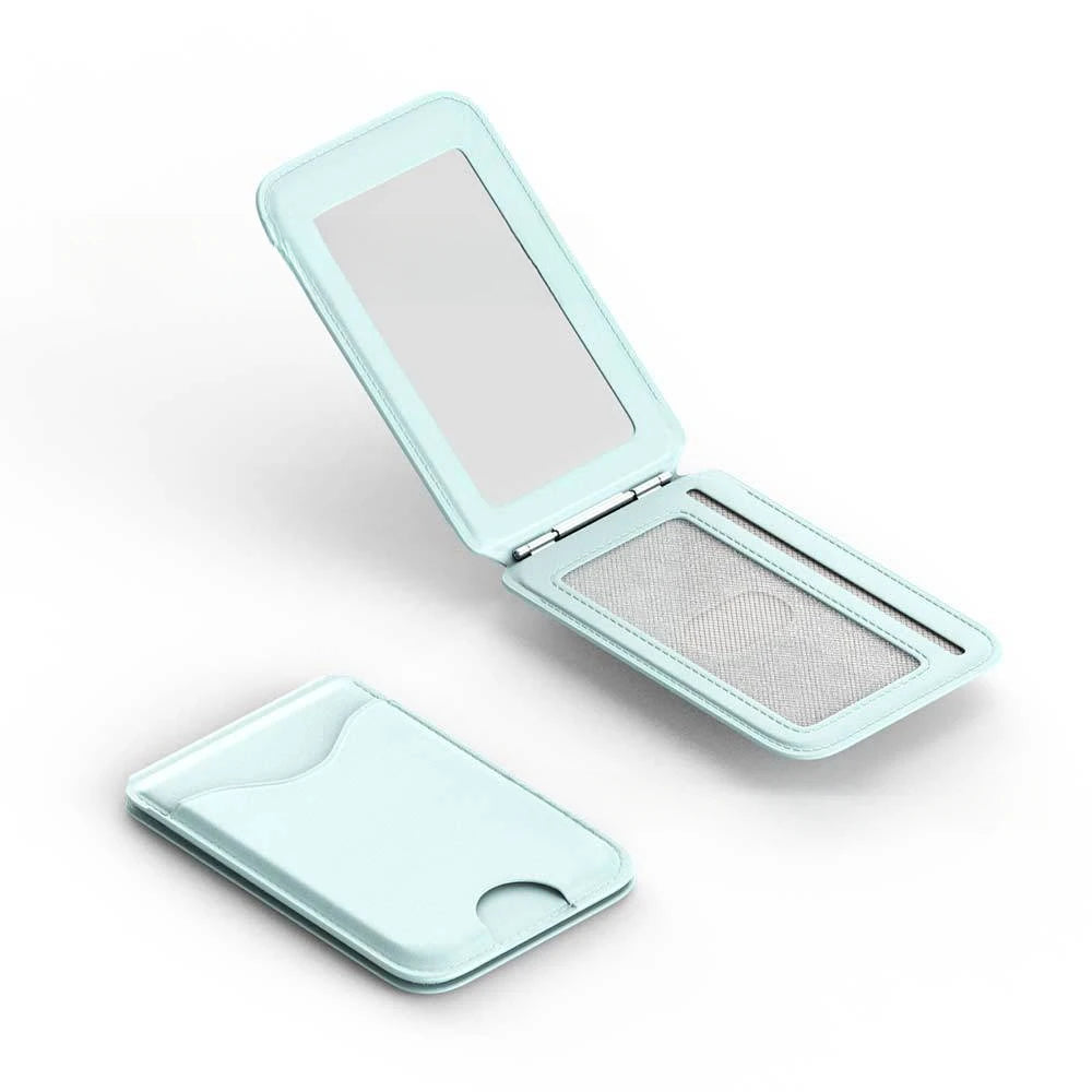 MagSafe Card Holder Wallet with Mirror & Kickstand