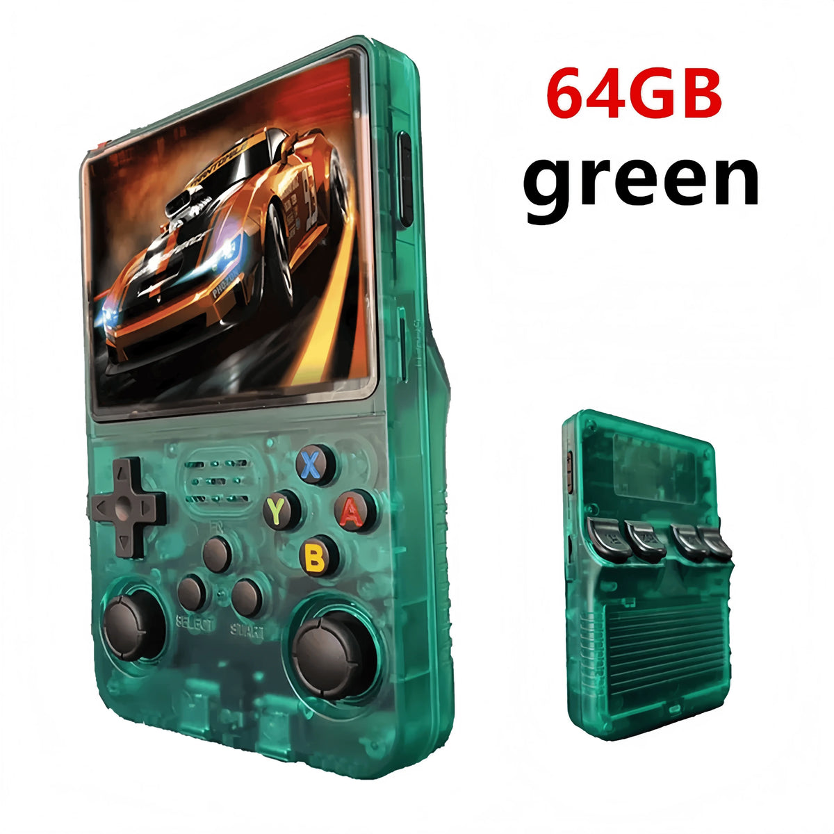Retro R36S Handheld Game Console — 3.5" IPS Screen, Preloaded Games