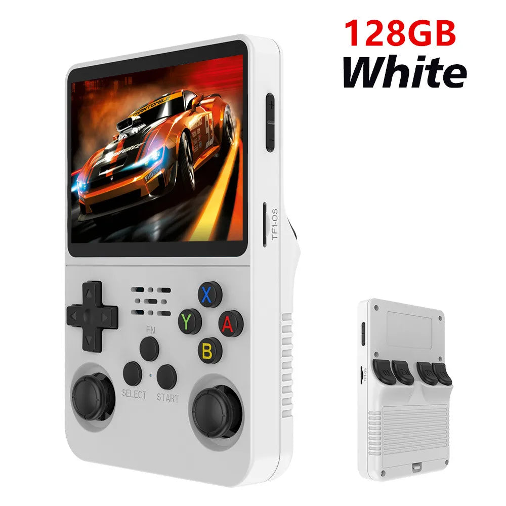 Retro R36S Handheld Game Console — 3.5" IPS Screen, Preloaded Games