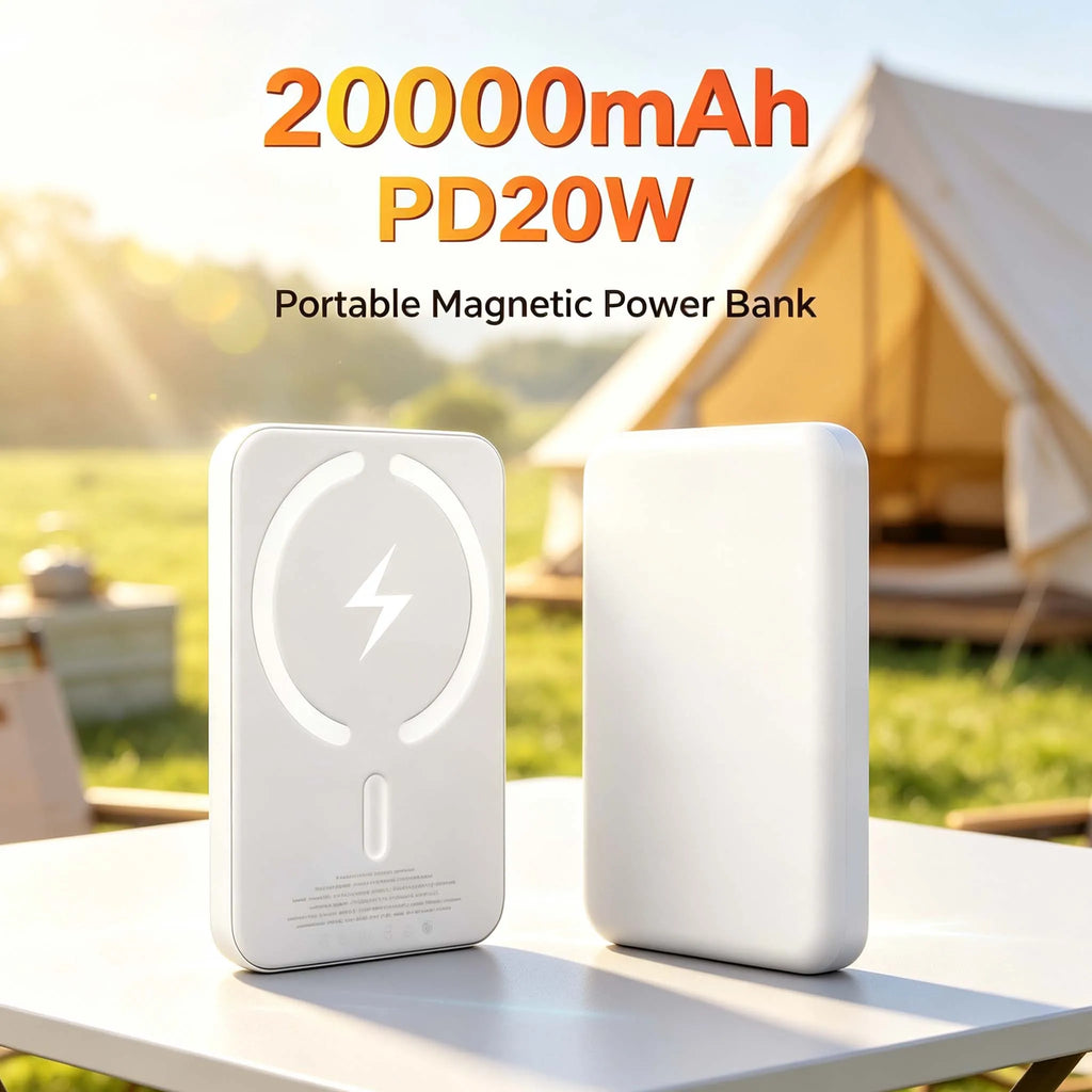 Magnetic Portable Power Bank — 22.5W Fast Charging