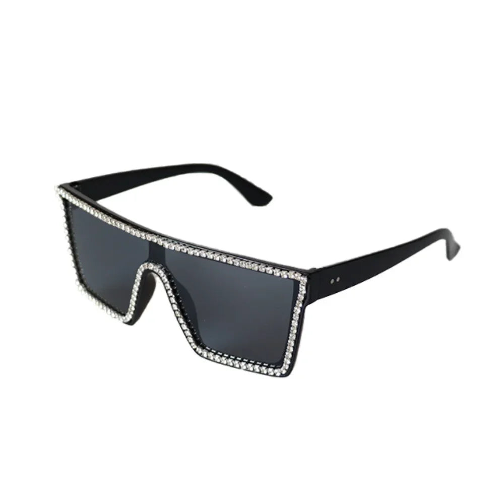 Retro Oversized Square Sunglasses — UV400 Protection