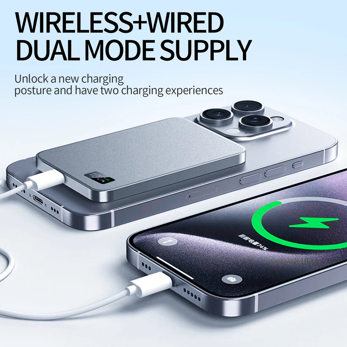 Ultra-Thin Alloy Magnetic Power Bank