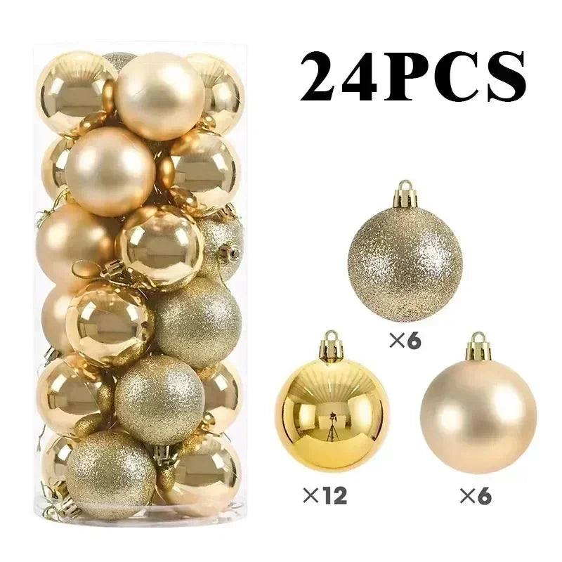 Christmas Ball Ornaments — 3/4/6cm