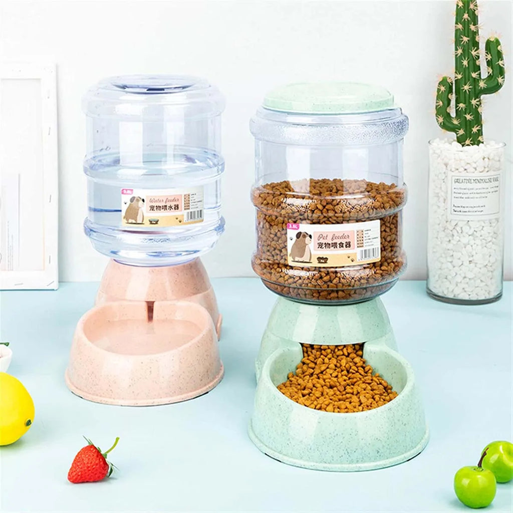 Automatic Pet Feeder & Water Dispenser — 3.8L