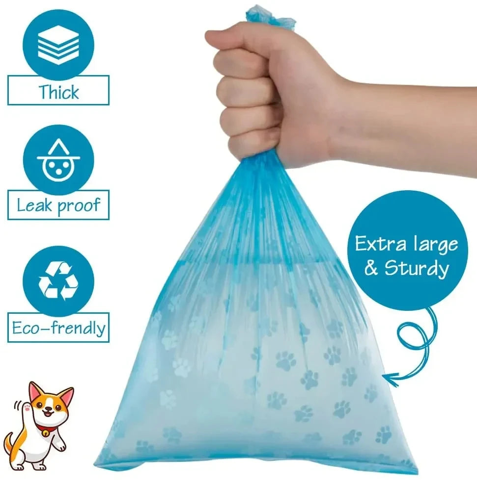 Dog Poop Bags — Multi-Color Roll Packs