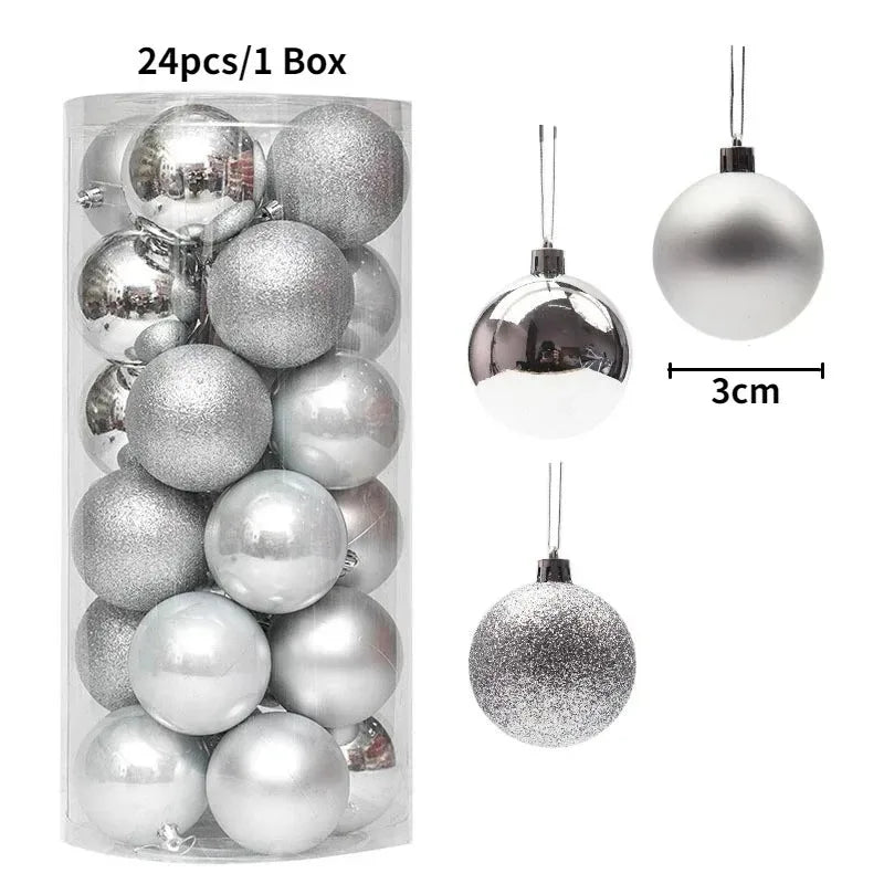 Christmas Ball Ornaments — 3cm