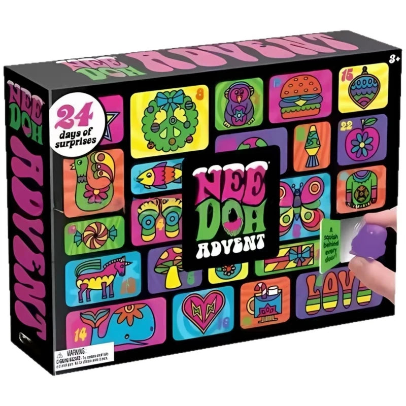24-Day Advent Calendar — Pop-Up Squishy Surprises