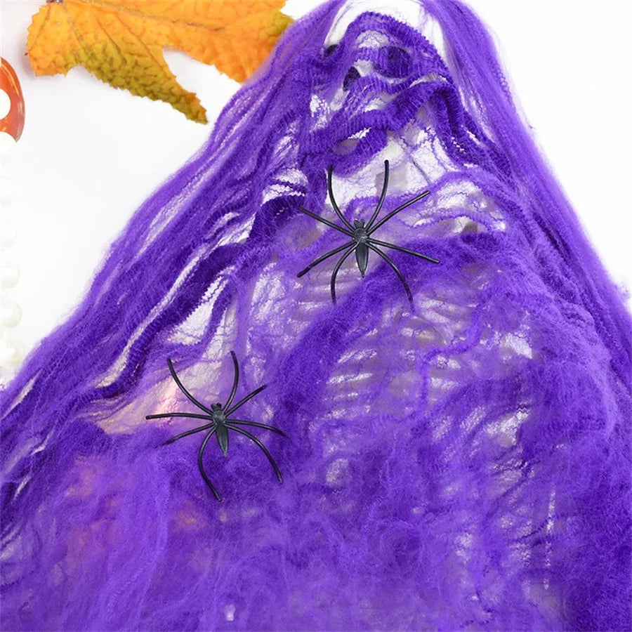 Stretchy Cobweb Halloween Decoration