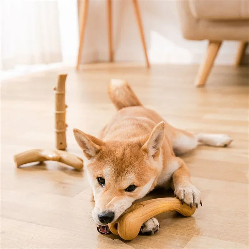 Wooden Chew Toy for Aggressive Chewers