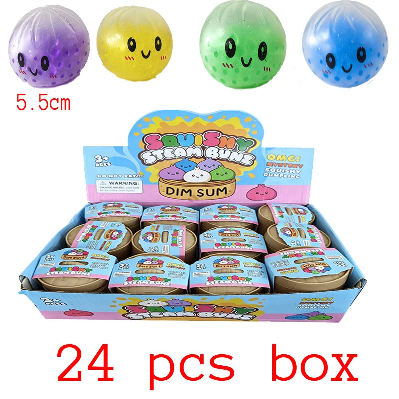 Glitter Dumpling Squishy Toy