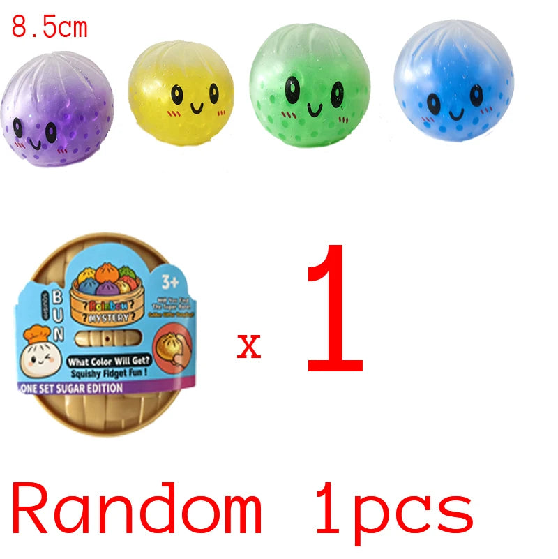 Glitter Dumpling Squishy Toy