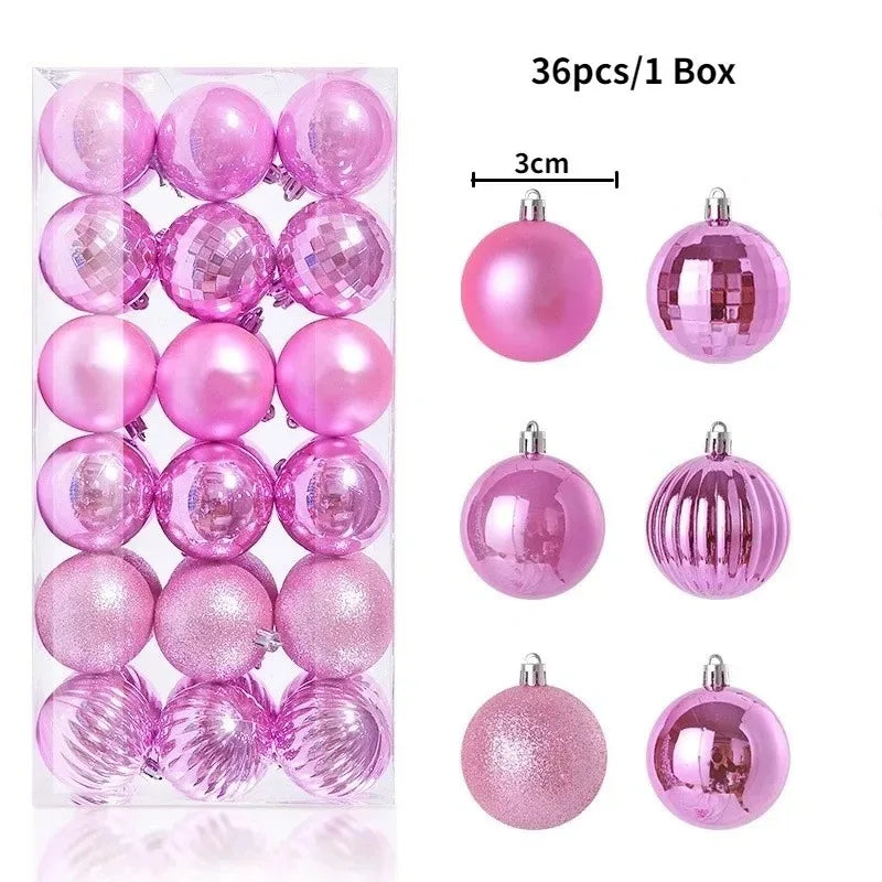 Christmas Ball Ornaments — 3cm