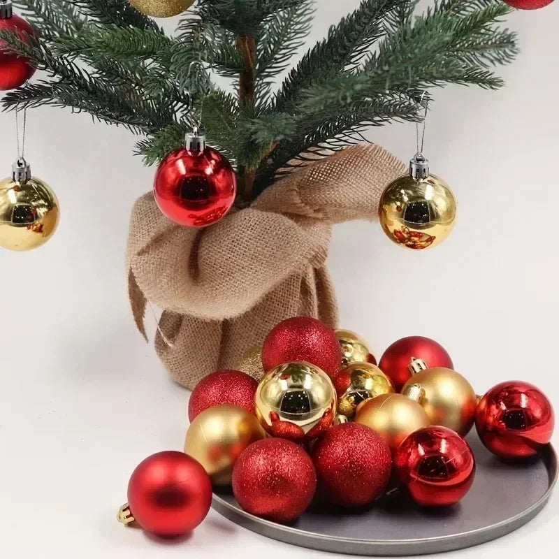 Christmas Ball Ornaments — 3/4/6cm