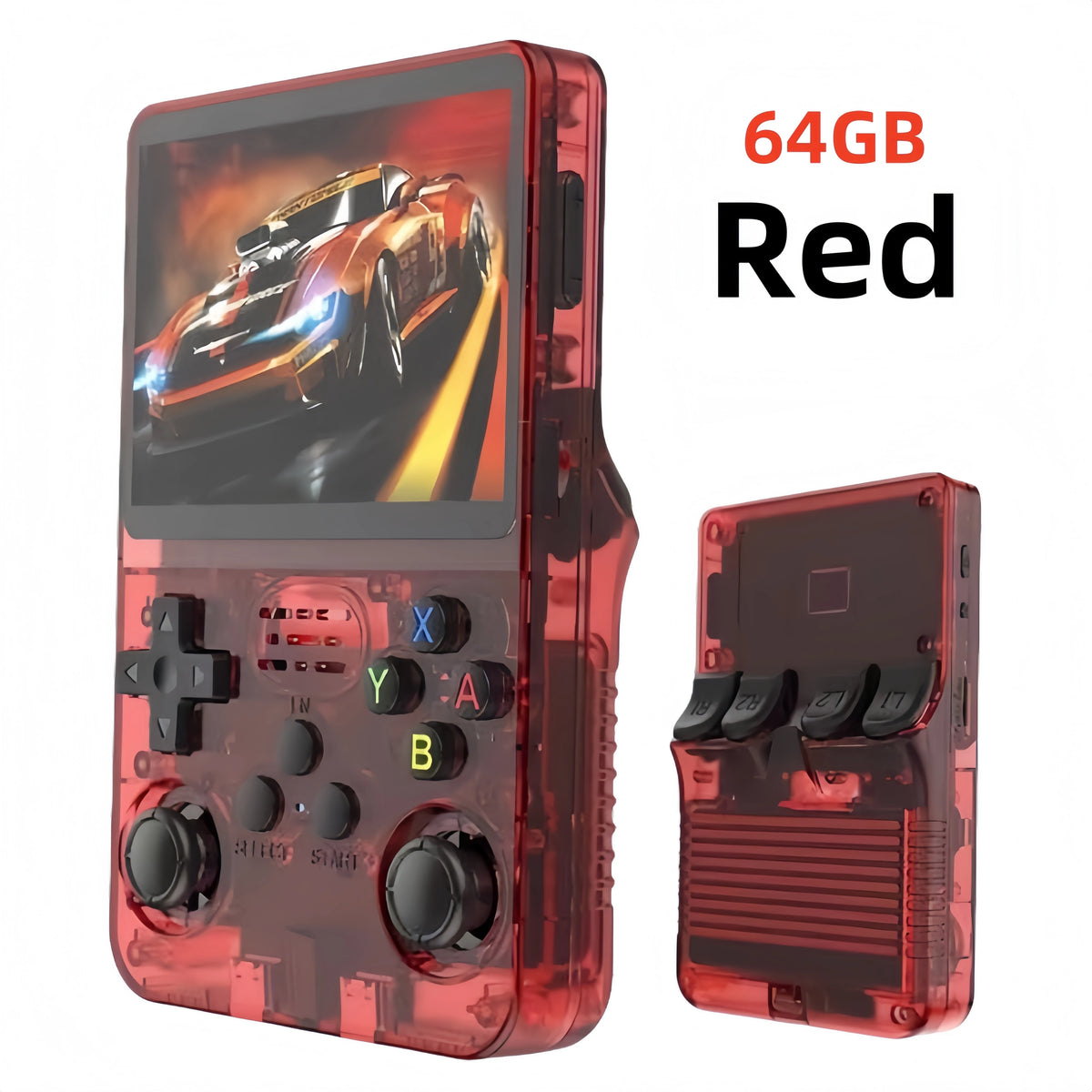 Retro R36S Handheld Game Console — 3.5" IPS Screen, Preloaded Games