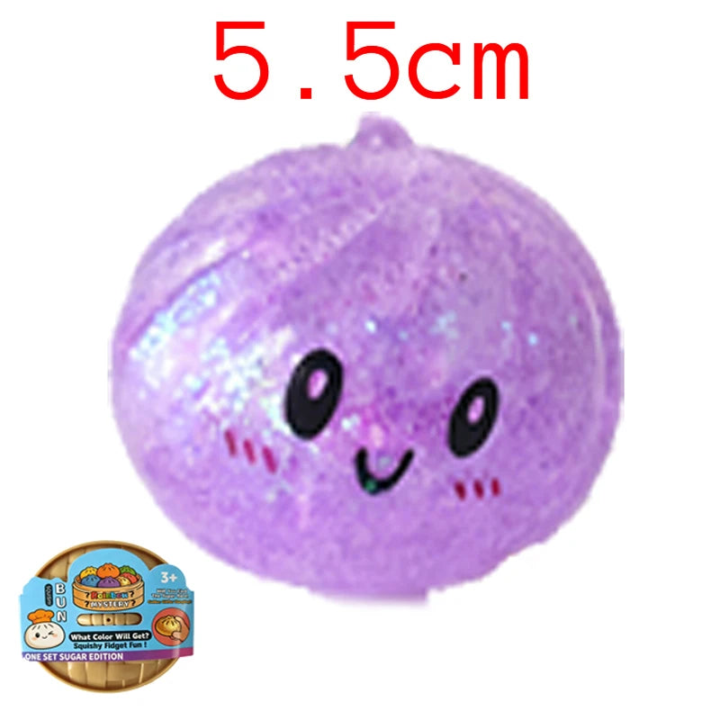Glitter Dumpling Squishy Toy