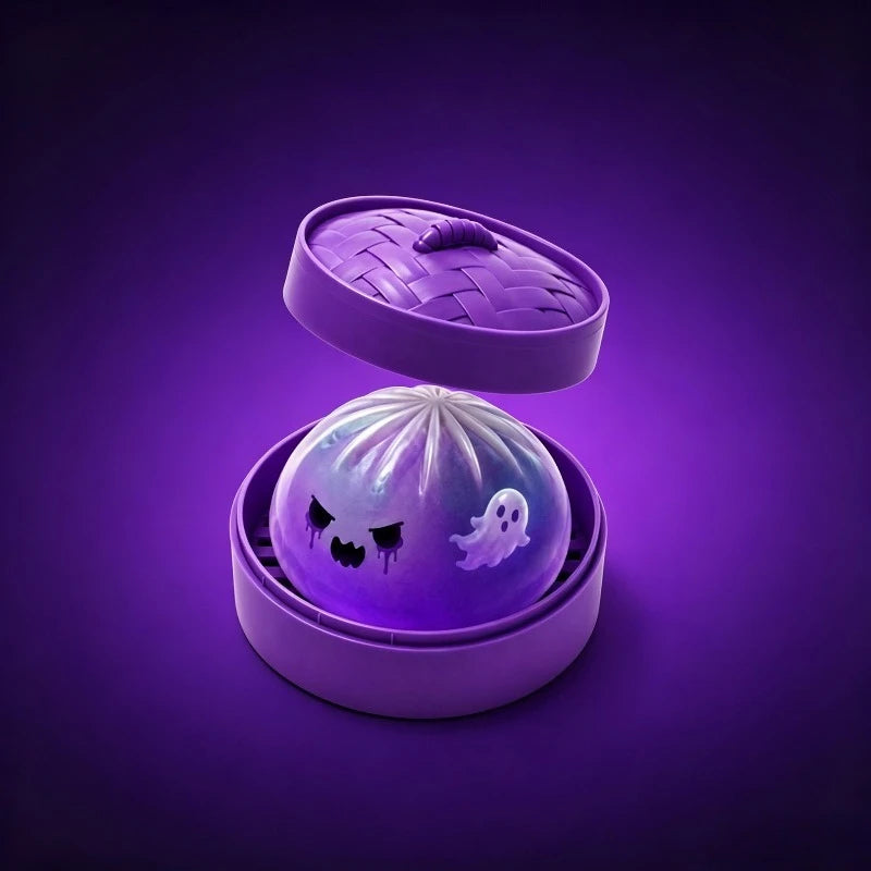 Halloween Ghost Dumpling Squeeze Toy