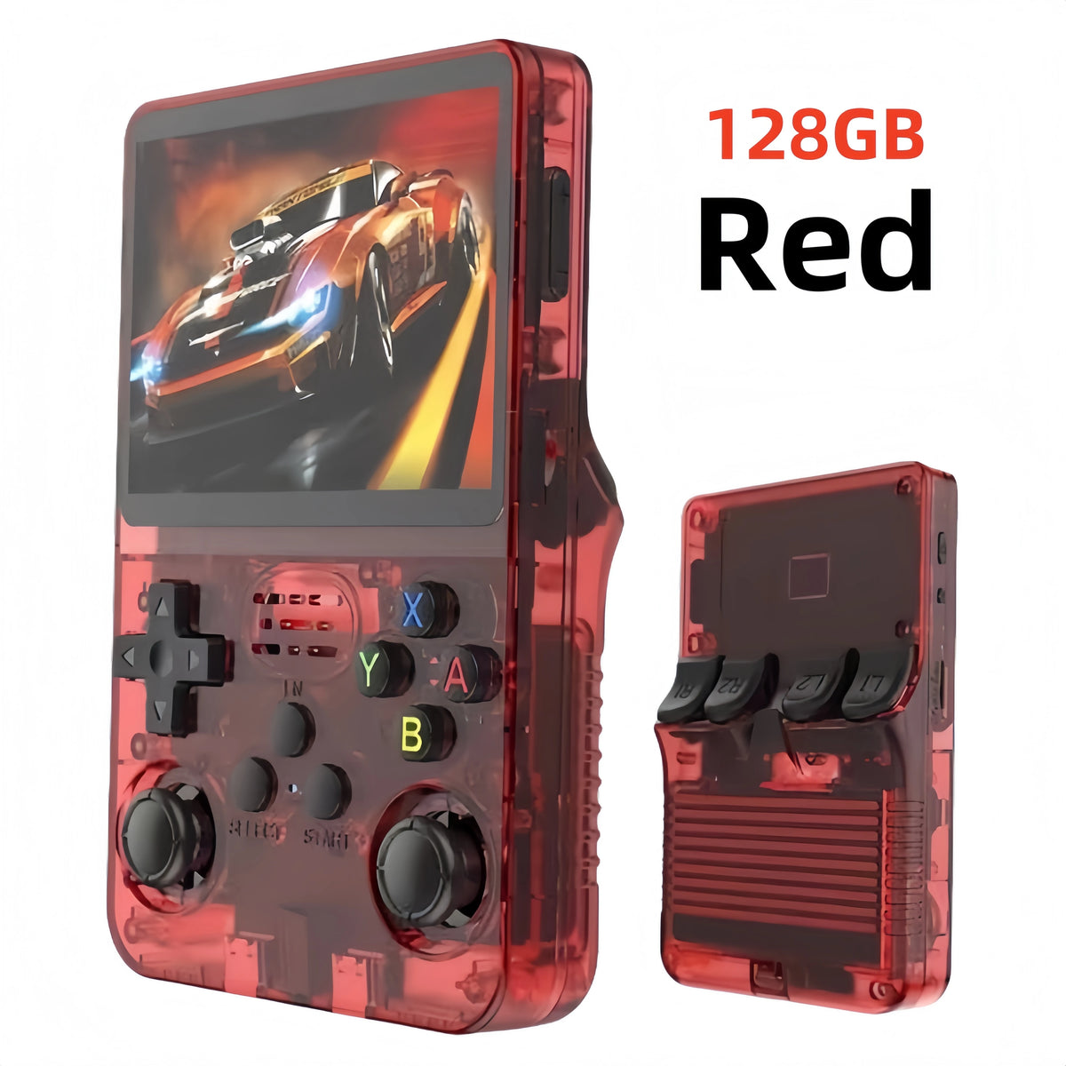 Retro R36S Handheld Game Console — 3.5" IPS Screen, Preloaded Games