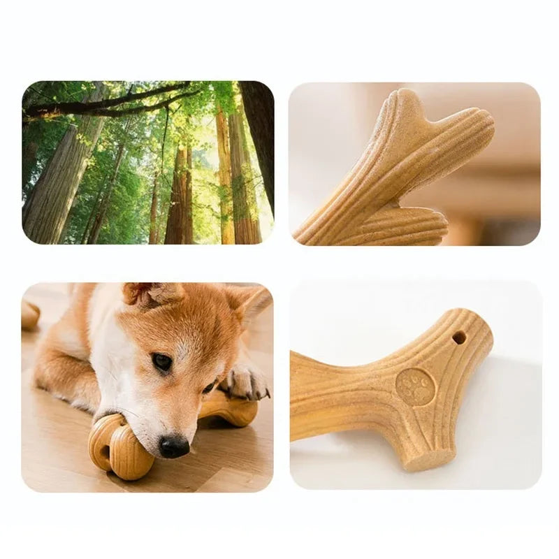 Wooden Chew Toy for Aggressive Chewers