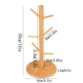 Bamboo Mug & Cup Storage Rack