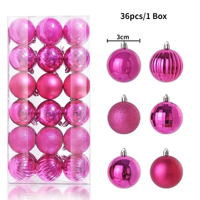 Christmas Ball Ornaments — 3cm