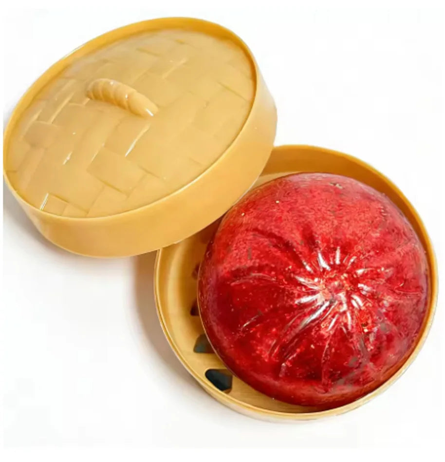 Glitter Dumpling Squishy Toy — Steam Bun Style