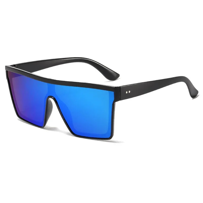 Retro Oversized Square Sunglasses — UV400 Protection