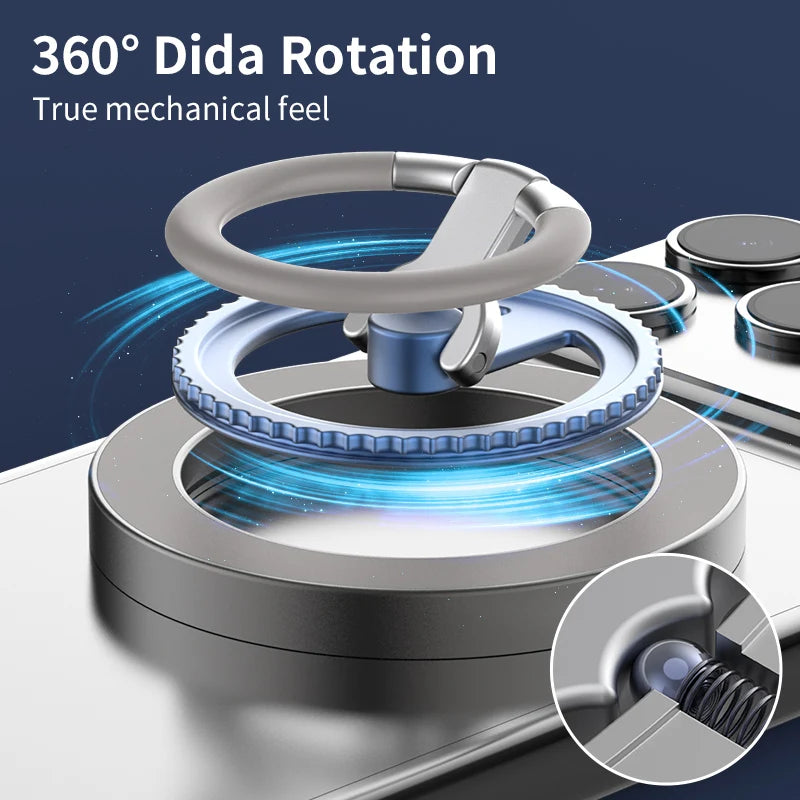 Magnetic Finger Ring Phone Holder — Folding