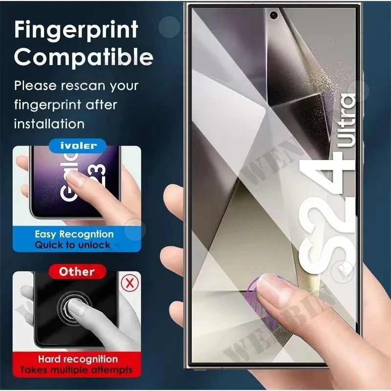 Samsung Galaxy Tempered Glass Screen Protector — 3 Pack