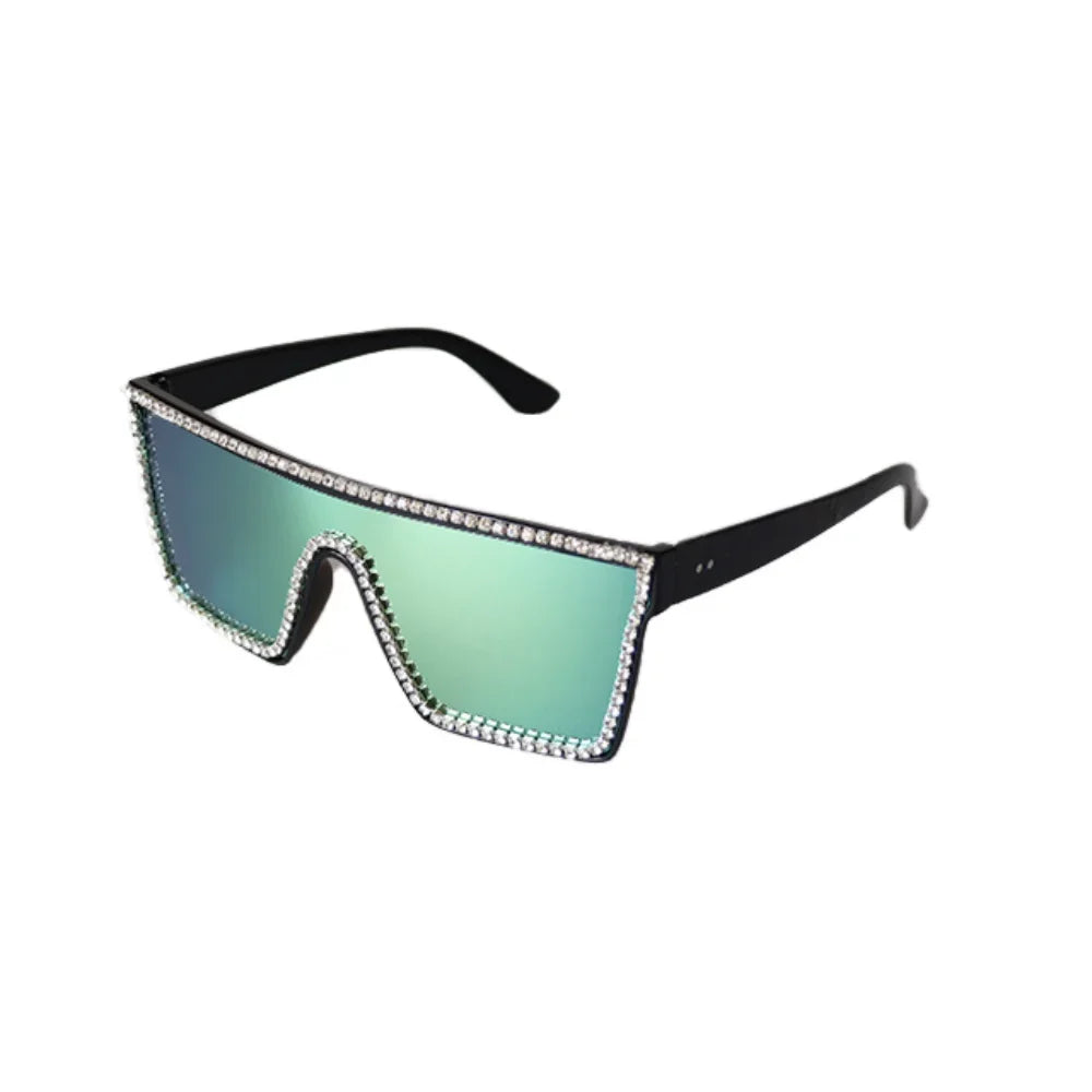 Retro Oversized Square Sunglasses — UV400 Protection