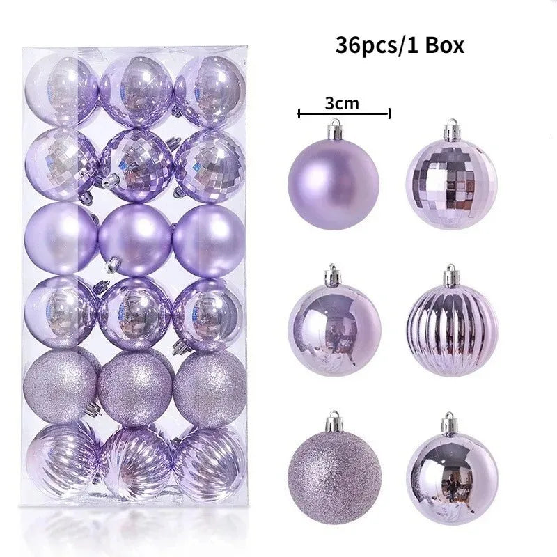 Christmas Ball Ornaments — 3cm