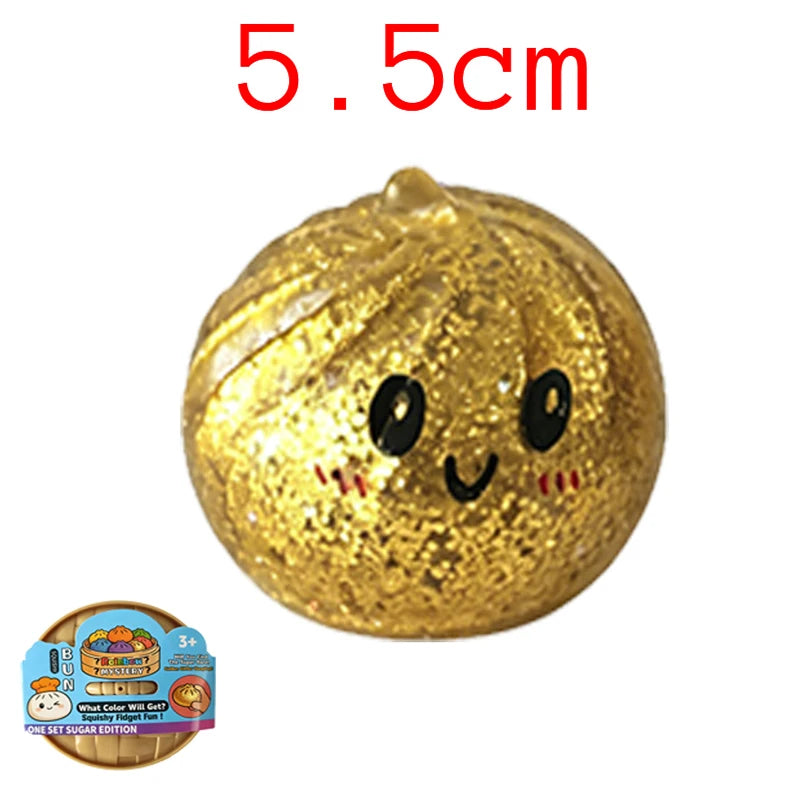 Glitter Dumpling Squishy Toy