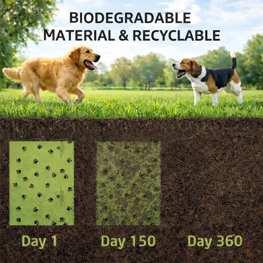 Bulk Disposable Dog Poop Bags — 300 Count